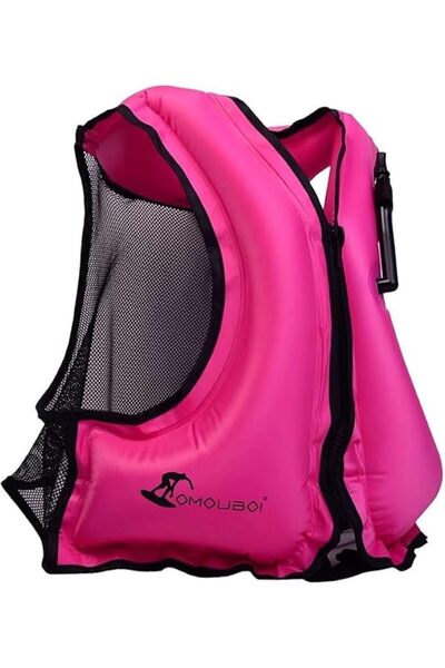 FORWEWAY Inflatable Jacket Swimming Vest Kayak Fishing Snorkelling Buoyancy J...