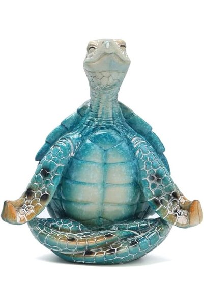 GENERAL VVGIFTS Sea Turtle Meditation Yoga Decor, Garden Figurine Sea Turtle ...
