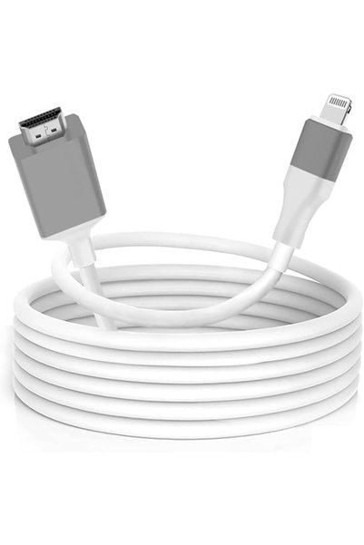 TERRIFI Lightning to HDMI Adapter, HDMI Cable for iPhone to TV, Digital AV Ad...