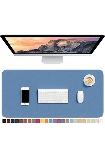 GENERAL Hsurbtra Desk Pad, 30" x 14" PU Leather Desk Mat, XL Extended Mouse P...