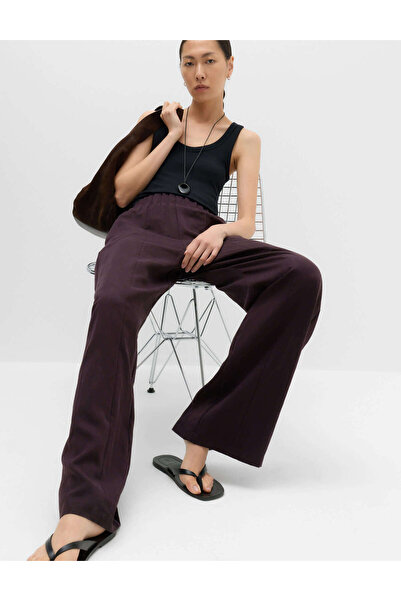 Marks & Spencer Lyocell Karışımlı Wide Leg Pantolon