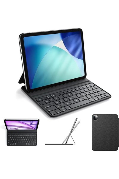 Houps حافظة لوحة مفاتيح HOU لجهاز iPad Air مقاس 11 بوصة وAir الجيل الخامس/الر...
