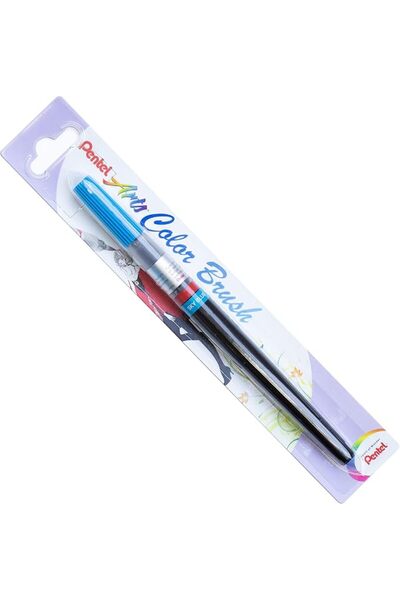 Pentel Arts Colour Brush, Lemon ink, 1 blister card with 1 Brush