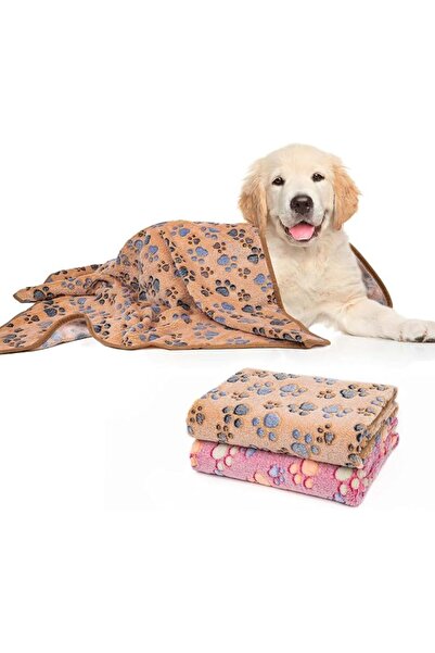 Yelajoy 2 Pack Dog Blankets, Pet Blanket,Soft Fluffy Fleece Pet Blanket Warm ...