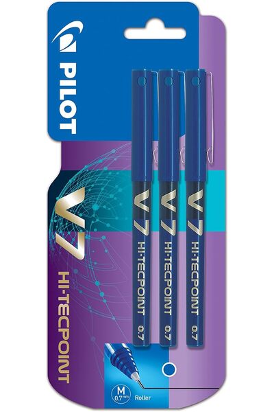 Pilot قلم حبر جاف V7 Hi-Tecpoint، رأس 0.7 ملم - أخضر