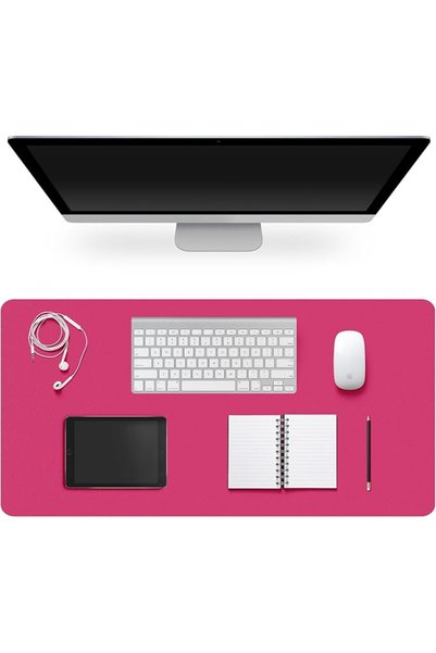 GENERAL Leather Desk Pad Protector,Non-Slip Desk Pad(Dark Gray, 31.5" x 15.7")
