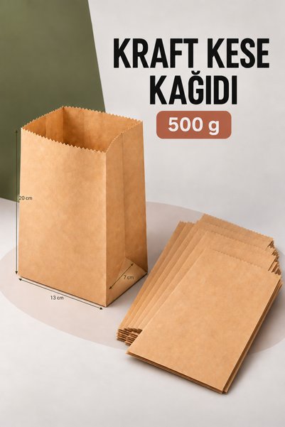 Aktiom Kraft Kese Kağıdı 500g – 20×13+7 cm