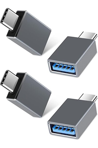 AILKIN USBC to USB Adapter 4Pack, Type C Male to A Female Adaptor to iPhone D...