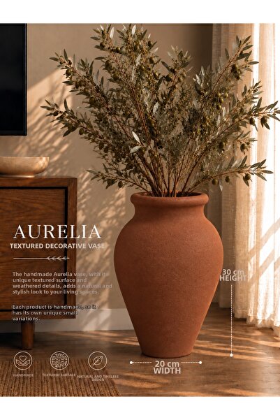 Luthien AURELIA Vază Decorativă Texturată 30 cm