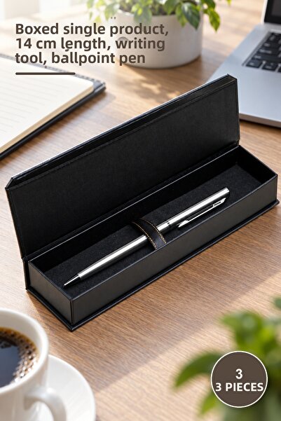 Yenilig 3 Ballpoint Pens – Boxed Single Product, 14 cm Length, Writing Suppli...