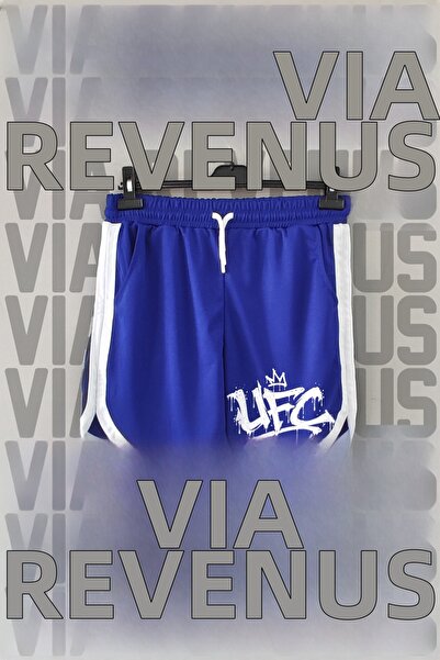 Vordevia Printed Piping Detailed Jersey Sports Training Shorts