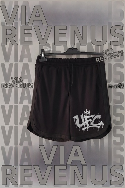 Vordevia Printed Piping Detailed Jersey Sports Training Shorts