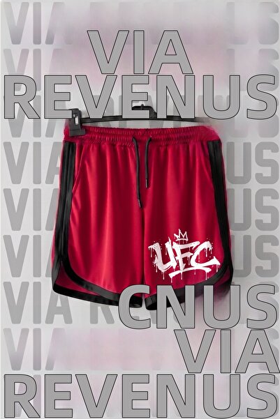 Vordevia Printed Piping Detailed Jersey Sports Training Shorts
