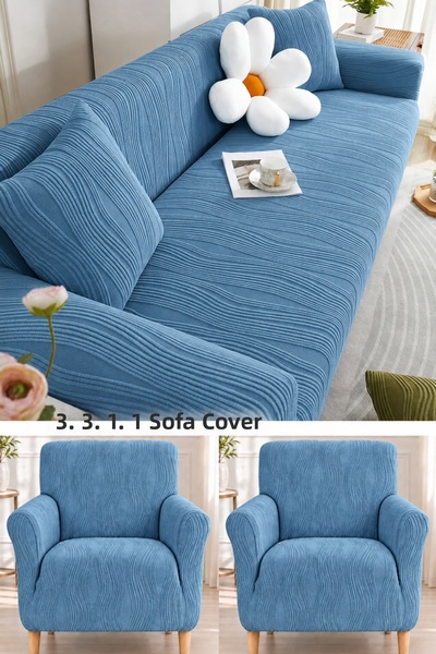uzhanem 3 3 1 1 Stretch Elastic Flexible Washable Sofa Cover Set Sofa Cover
