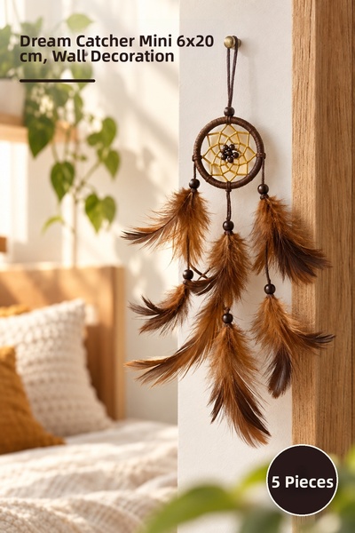 Yenilig 5 capcane de vise – Dream Catcher Dimensiune mică 6X20 CM, Decor de p...