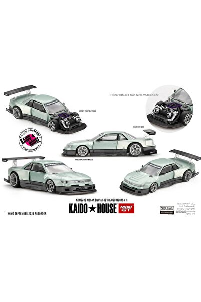 mini gt 1/64 Nissan Silvia S13 R Kaido Works V1