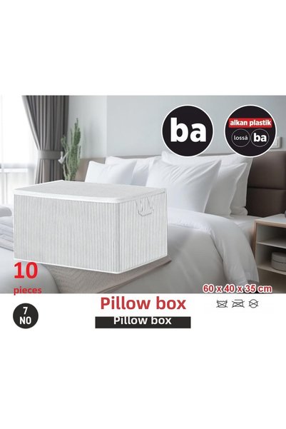 BAHOMETR 10 Pcs Pillow Storage Organizer with Handle Organizer Storage Pouch ...