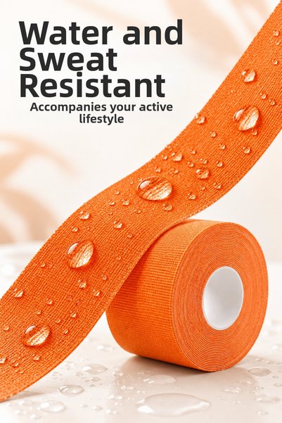 OYPA LİFE Sports Bandage - Kinezio Tape - Pain Relief Bandage - Orange