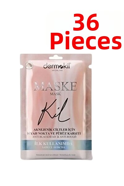 Dermokil Anti-Blackhead and Anti-Impurity Clay Mask for Acne-Prone Skin 36 Pi...