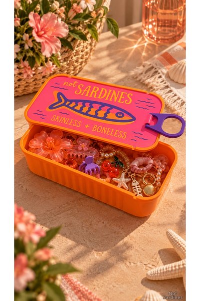 PELIUS Jewelry & Accessory Organizer Box – Colorful Sardine Design Pinterest ...
