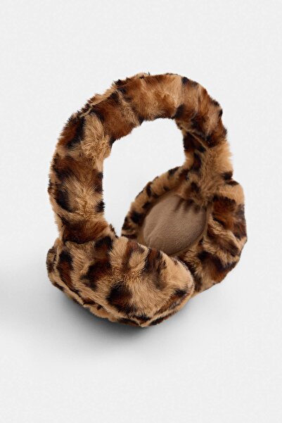 TRENDYOL SHOES Leopard Women's Plush Headphones Takaw27Br00005