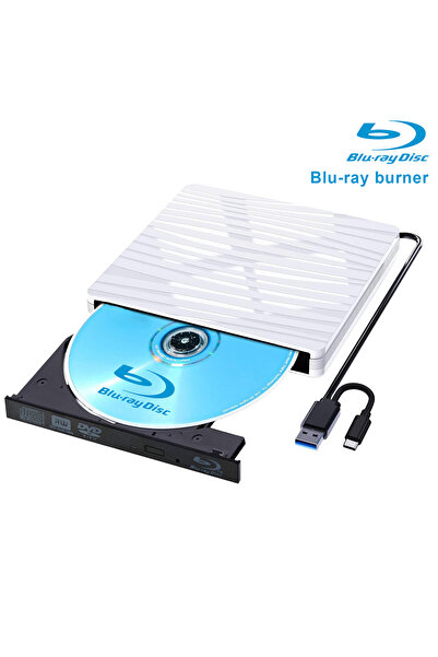 Choice1 ناسخ أقراص بلو راي خارجي، مشغل أقراص بلو راي ثلاثي الأبعاد بمنفذ USB ...