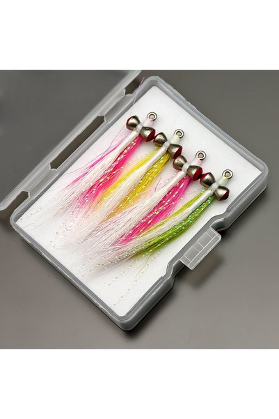 Choice FCP-682 ANFS 4pcs/Box Fly Fishing Flies Kit-Crazy Charlie Flies Saltwa...