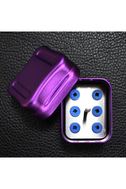 Choice purple Dental Disinfection Scaler Tips Holder Box Autoclave Sterilizer...