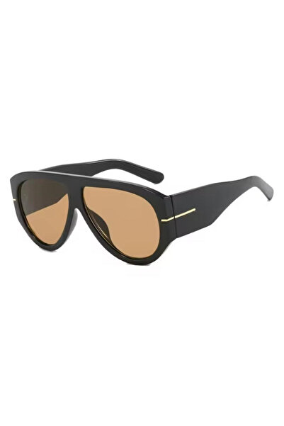 Choice6 Black tea Y2K Oversized Shield Mask Sunglasses Women Futuristic Visor...