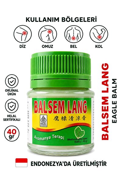 CAP LANG BALSEM LANG masaj kremi Doğal Serinlik -Anında Etki! 40g