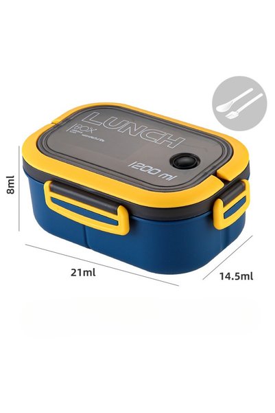 Choice 2 A 1200ML Double-layer Lunch Box Portable Compartment Food Box Microw...