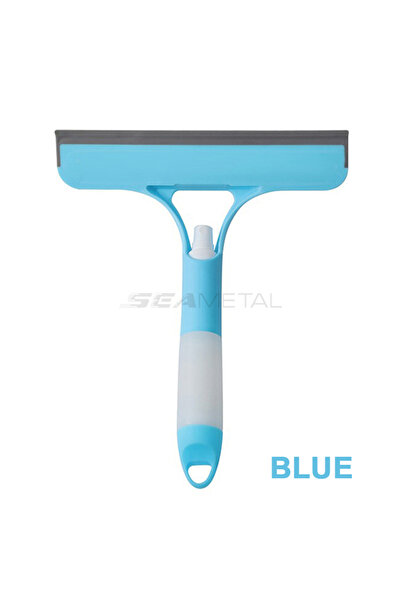 Choice Blue 1pc SEAMETAL 3 IN 1 Car Scraper Window Cleaning Wiper Muitifuncti...
