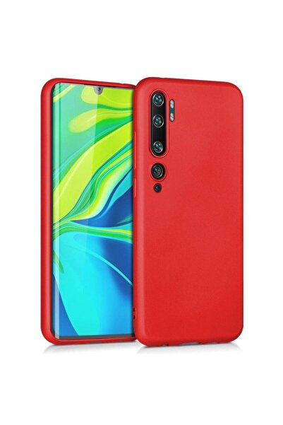 PiyasaSepeti Xiaomi Mi Note 10 Pro Premium Silikon Kılıf Bordo