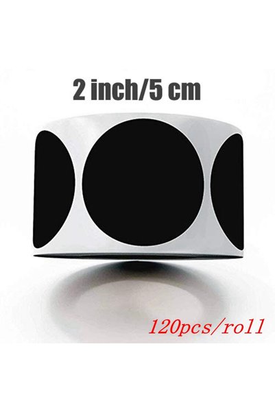 Choice1 B-120pcs 120pcs Chalkboard Labels Black Tags Sticker Self-Adhesive Cu...