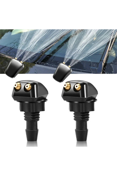 Choice Sale 2Pcs Car Windshield Wiper Washer Spray Nozzle Fits Most Car Model...