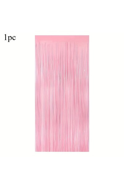 Choice1 Pink-1pc 1pc/2pcs Macaron Pink Rain Silk Streamer 100*200cm Birthday ...
