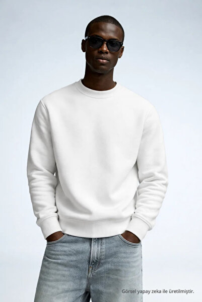 COMBİNE MİCHAİL Sweatshirts - Ecru - Casual