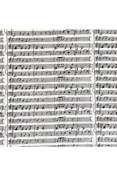 Choice26 75x45CM(29inx17in) Musical Notes Newspaper Printed Fabric Quilting C...