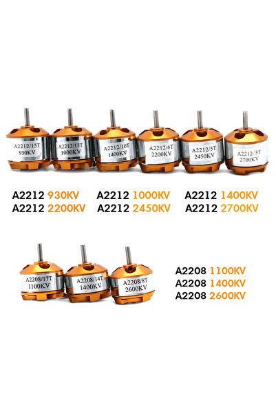 Choice A2212 KV1000 A2212 A2208 Brushless Motor 930KV 1000KV 1400KV 2200KV 27...