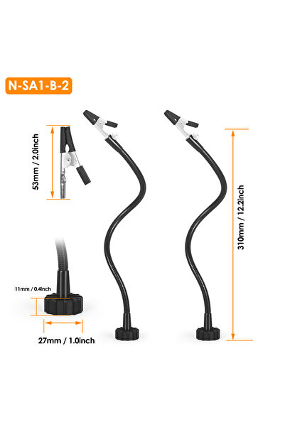 Choice N-SA1-B-2 NEWACALOX Magnetic Mini Soldering Flexible Arm PCB Circuit B...