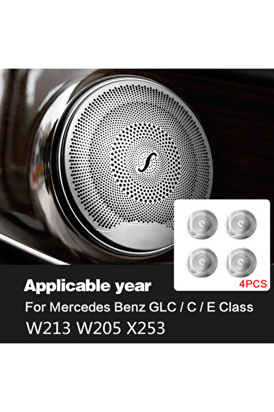 choice2 W213 W205 X253 Car Door Audio Cover Speaker Decor Loudspeaker Trim In...