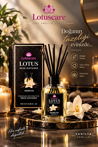 Sarıoğlu DTM Vanilya bambu çubuklu oda kokusu 100ML