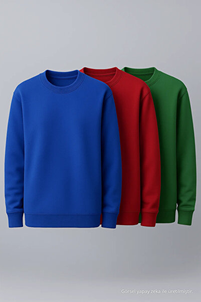 COMBİNE MİCHAİL Premium-Freizeit-Winter-Sweatshirt für Damen, 3-teilig