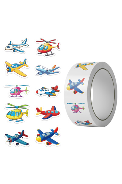 Choice5 JJT247 500Pcs Construction Vehicle Sticker Roll For Kids Reward Encou...