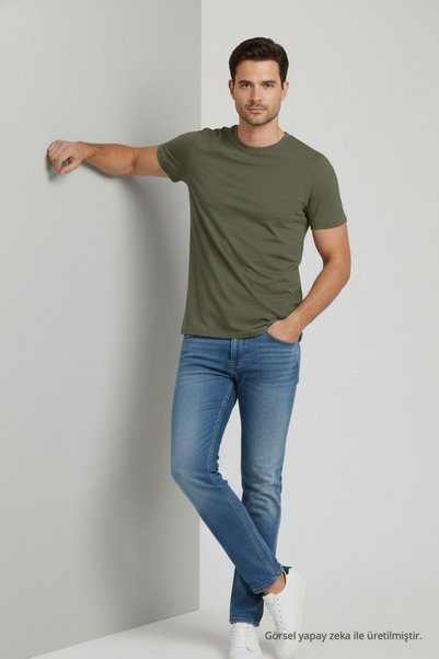 COMBİNE MİCHAİL Erkek Relaxed Fit Bisiklet Yaka 3 Lü Tişört
