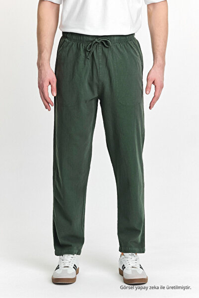 COMBİNE MİCHAİL Erkek Haki Renk Regular Fit Basic Pantolon