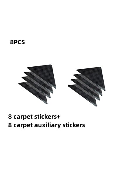 Choice 8pcs 4Pcs8pcs/set Triangle Washable Reusable Rug Gripper Anti-skid Rub...
