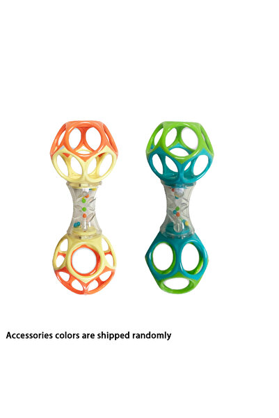 Choice 3909-Green Baby Teether Rattle & Shake Barbell Toy, Ages 3 Months and ...