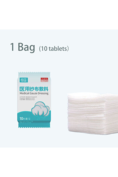 Choice 1 bag 10 tablets 10-1000pcs Sterile Medical Gauze Block Wound Dressing...