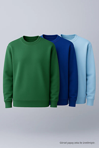 COMBİNE MİCHAİL Premium-Freizeit-Winter-Sweatshirt für Damen, 3-teilig